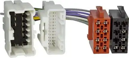 11111Autoradio Adapter Kabel kompatibel mit Opel Movano Vivaro adaptiert auf ISO (m)