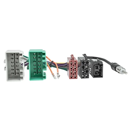 Autoradio Adapter Kabel Set kompatibel mit Volvo S40 V40 S60 S70 V70 XC70 S80 inkl. Antennenadapter adaptiert auf ISO (m)