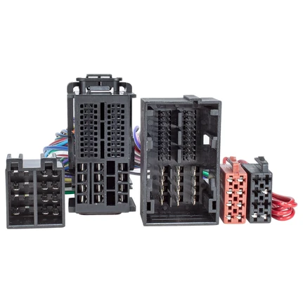 T-Kabel ISO kompatibel mit Alfa Romo Dodge Fiat Jeep Lancia Opel Peugeot zur Einspeisung von Freisprecheinrichtung ISO Verstärker für THB Parrot Dabendorf i-sotec Match