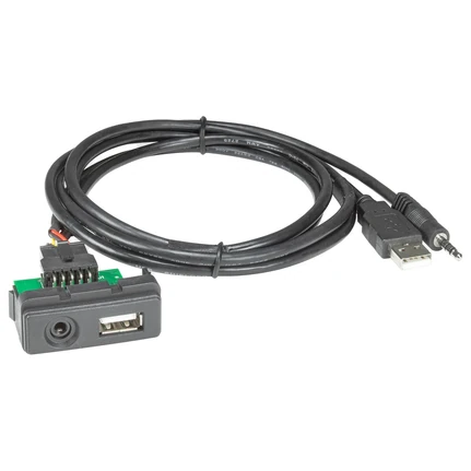 AUX / USB Relacement Adapter kompatibel mit Mazda 2 3 5 6 CX-5 CX-7 Fahrzeuge ab 2012 USB Klinkestecker