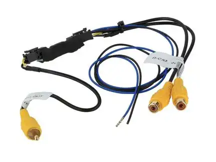 ACV Video Umschalter schwarz universal Switch adaptiert von 2 x Cinch (f) auf 1 x Cinch (m)