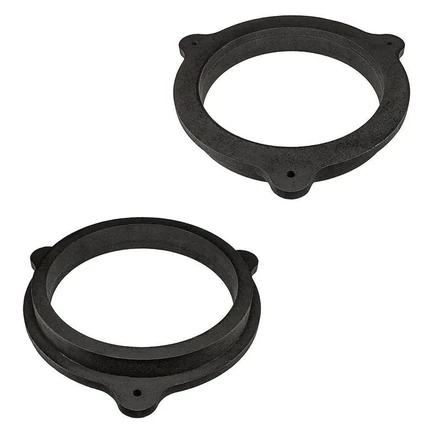 tomzz Audio MDF Lautsprecher Adapterringe kompatibel mit Opel Renault Nissan Movano Vivaro Master Traffic NV400 vorne adaptiert auf 165er Lautsprecher
