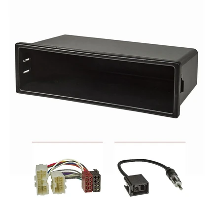 Radioblende Set kompatibel mit Volvo S70 V70 bis 1999 mit Radioadapter ISO GT5 Antennenadapter DIN