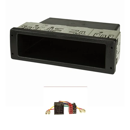 Radioblende Set kompatibel mit VW Passat Golf IV Bora Profiversion extrem stabil mit Radioadapter ISO