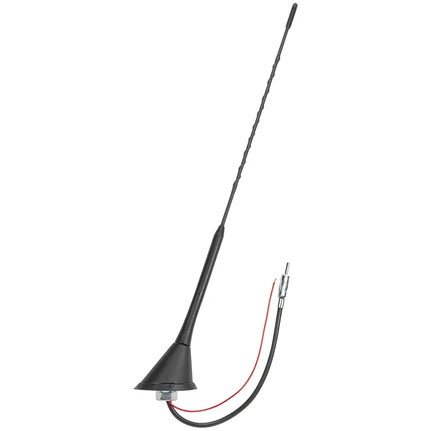 41cm Dachantenne AM FM mit Verstärker adaptiert auf DIN (m) 