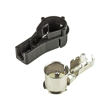 tomzz Audio ISO Antennenstecker KFZ Crimp / Lötversion RG58 Montage Konfektion