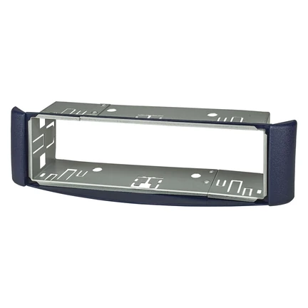 Radioblende kompatibel mit Smart fortwo (450) 1998-2007 blau mit Metallschacht