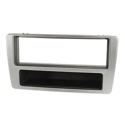 Radioblende kompatibel mit Honda Civic 2001-2006 Fahrzeuge m. manueller Klimaanlage silber