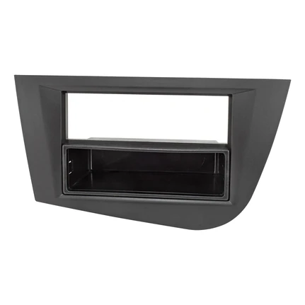 Radioblende kompatibel mit Seat Leon 2 (1P) 2005 bis 2012 schwarz 