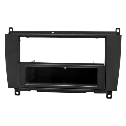 Radioblende kompatibel mit Mercedes CLK W209 Facelift 2004-2010 schwarz