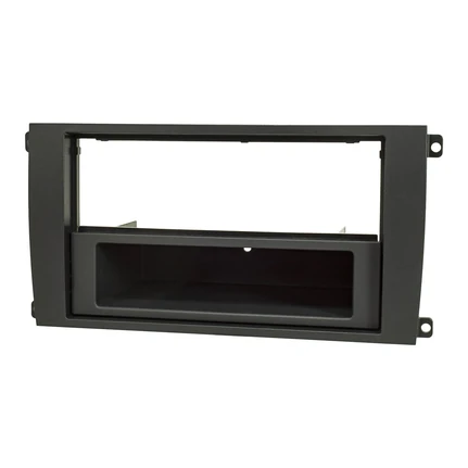 Radioblende kompatibel mit Porsche Cayenne 9PA ab 2002-2010 schwarz