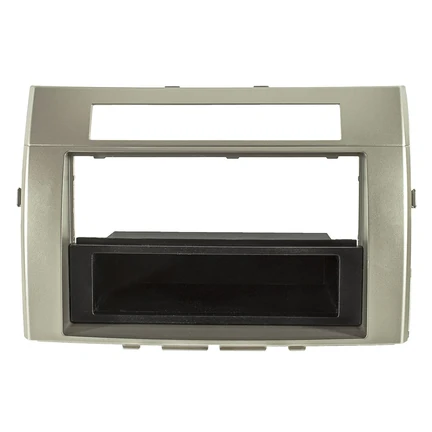 Radioblende kompatibel mit Toyota Corolla Verso ZER/ZZE 2004-2009 silber