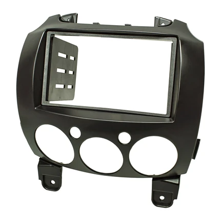 2-DIN Radioblende kompatibel mit Mazda 2 schwarz ab Bj. 2007