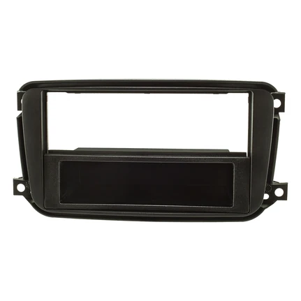 Radioblende kompatibel mit Smart fortwo 451 Facelift ab 10/2010 schwarz
