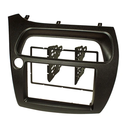 Doppel DIN Radioblende kompatibel mit Honda Civic 2006-2012 schwarz 