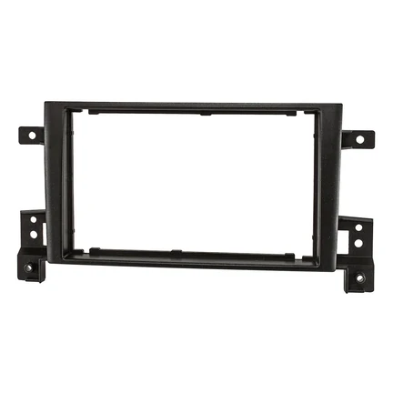 Doppel DIN Radioblende kompatibel mit Suzuki Grand Vitara (Typ JT) 2.Generation schwarz