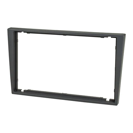 Doppel DIN Radioblende kompatibel mit Opel Corsa C Combo Omega B Vectra C Meriva Suzuki Ignis Wagon R rauchgrau london smoke