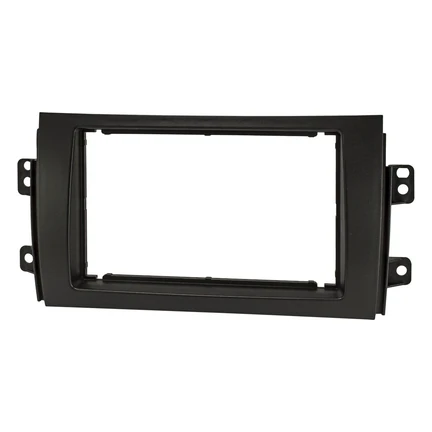 Doppel DIN Radioblende kompatibel mit Suzuki SX4 2006-2014 Fiat Sedici 2006-2014 schwarz
