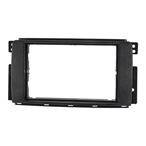11111Doppel DIN Radioblende kompatibel mit Smart Fortwo ForFour 451 454 schwarz