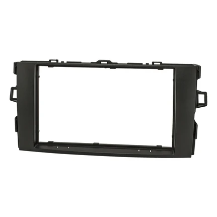 Doppel DIN Radioblende kompatibel mit Toyota Auris E150 2007-2012 schwarz