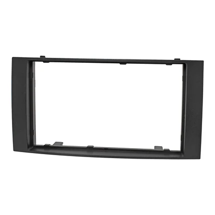 Doppel DIN Radioblende kompatibel mit VW Touareg 7L VW Multivan T5 schwarz