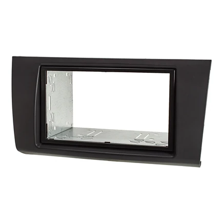 Doppel DIN Radioblende Set kompatibel mit Suzuki Swift MZ/EZ Bj.2005-2010 anthrazit / schwarz mit Einbaukit