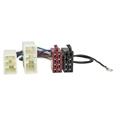 Radio Adapter Kabel kompatibel mit Mitsubishi Colt Lancer Pajero bis Bj.1996 auf 16pol ISO Norm