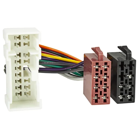 11111Radio Adapter Kabel kompatibel mit Nissan Almera Primera Micra Terrano X-Trail Navara auf 16pol ISO Norm