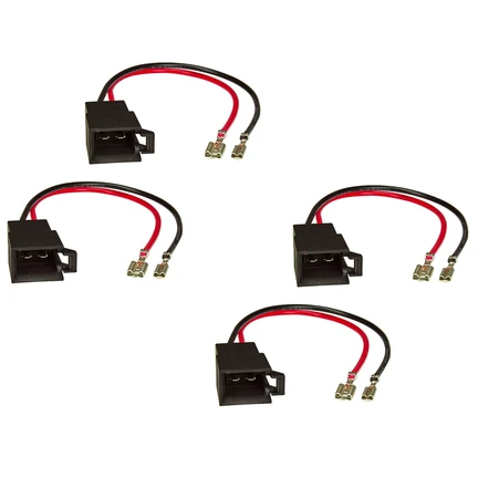 Lautsprecheradapter (4er Set) auf DIN kompatibel mit Dacia Opel Renault Seat Skoda Volvo VW