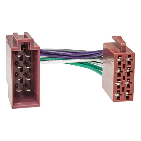 11111ISO-Buchse auf ISO-Stecker Verlängerung Lautsprecher 8-pol. 18cm 