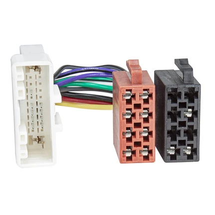 Radio Adapter Kabel kompatibel mit Nissan Almera Altima Murano Navara Qashqai Tiida X-Trail 370Z Pathfinder Infiniti auf 16 pol ISO Norm