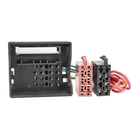 11111Radio Adapter Kabel kompatibel mit Opel Astra Antara Corsa Tigra Vectra Zafira ab 2003 Quadlock auf 16pol ISO Norm