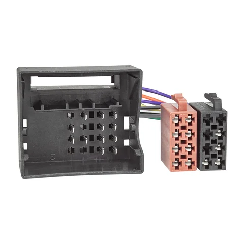 11111Radio Adapter Kabel kompatibel mit Renault Twingo 2 Megane 3 Laguna Clio ab 2009 Quadlock auf 16pol ISO Norm