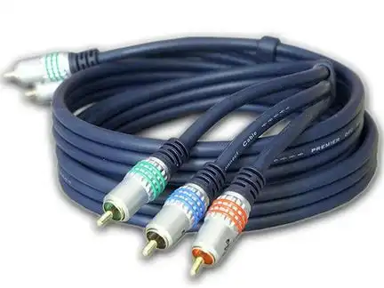 11111RGB YUV Verbindungskabel prof Einsatz "Blue Series" All4U Länge: 1.5m