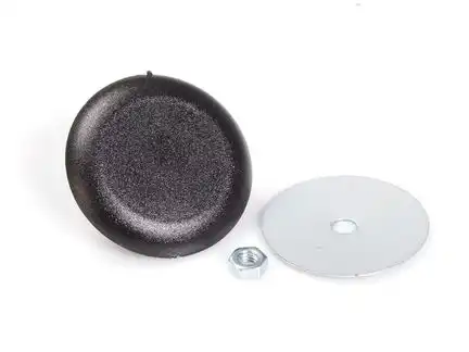 11111Bohrlochabdeckungen 40mm schwarz 