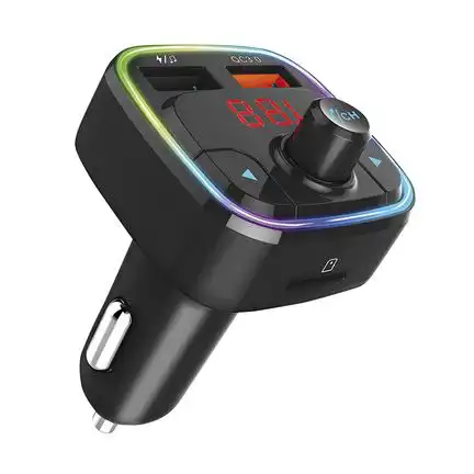 FM Bluetooth | Freisprechanlage | Audiotransmitter | Schnell Ladeadapter Telefonie und Ihre Lieblingsmusik unterwegs genießen.