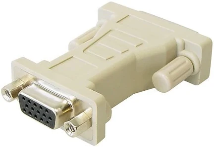 Adapter DVI adaptiert von 12+5 Stecker auf Sub D Kupplung 15po 