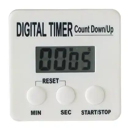 11111Blanko Digital Timer-Count Down Zähler + Bedienungsanleitung 