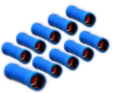 10x Kabelquetschverbinder 24K für Kabel 1.5 - 2.5mm² im Set blau 