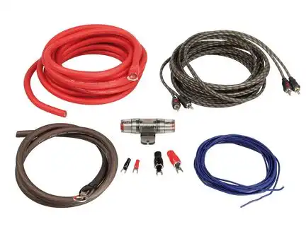 ACV LK-20 Endstufeneinbaukit / Batteriekabel Set 20mm² 5m Cinchkabel Sicherungshalter