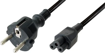 Netzkabel auf 1x 3pol. IEC-Kupplung 0772.02743 Länge: 2m 