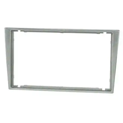 Doppel DIN Radioblende kompatibel mit Opel Suzuki Subaru Renault charcoal metallic
