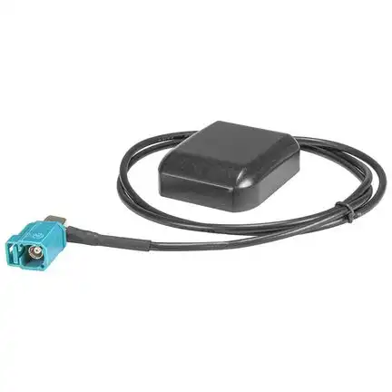 11111GPS Antenne Fakra Stecker Innenmontage Magnet 0.7m Kabel Klebepad kompatibel mit Audi Mercedes VW Blaupunkt Zenec MFD2 MFD3 RNS300 RNS310 RNS510