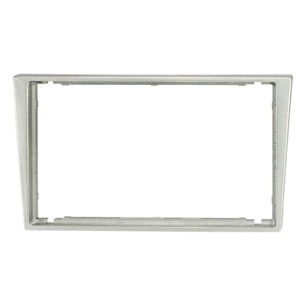 tomzz Audio Doppel DIN Radioblende kompatibel mit Opel Suzuki Subaru Renault matt-chrom