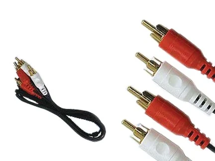 Standard Cinchkabel 24K vergoldete Kontakte 0772.00543 Länge: 5.0m 