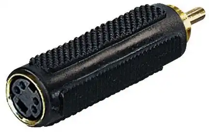 11111Konverter S-VHS auf Cinch Stecker 0772.03707 