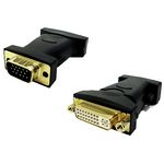 Adapter DVI-I Kupplung 24+5 auf VGA Stecker (HD15) 