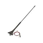 41cm Dachantenne AM FM mit Verstärker schwarz adaptiert auf M10 