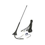 40cm Dachantenne AM FM mit Verstärker adaptiert auf ISO (m) M10 x 0.75 