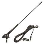 36cm Dachantenne AM FM ohne Verstärker schwarz adaptiert auf DIN (m) 
